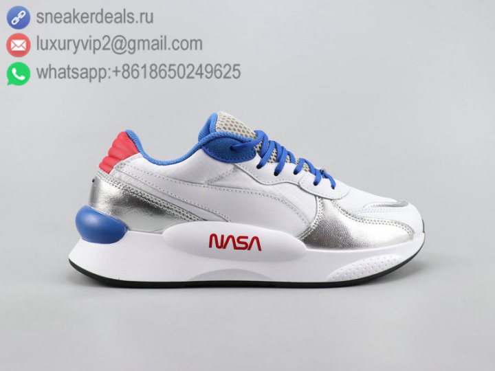 Puma RS 9.8 SPACE 2019 Retro Unisex Running Shoes Silver&Blue Size 36-45